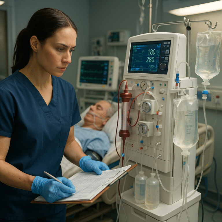 ICU Nurse in Action