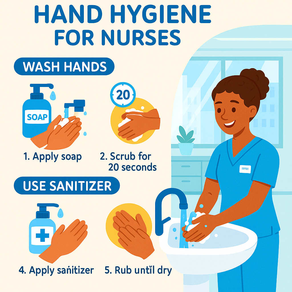 Proper hand hygiene