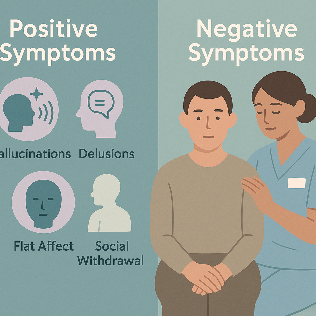 Schizophrenia positive and negative symptoms nursing