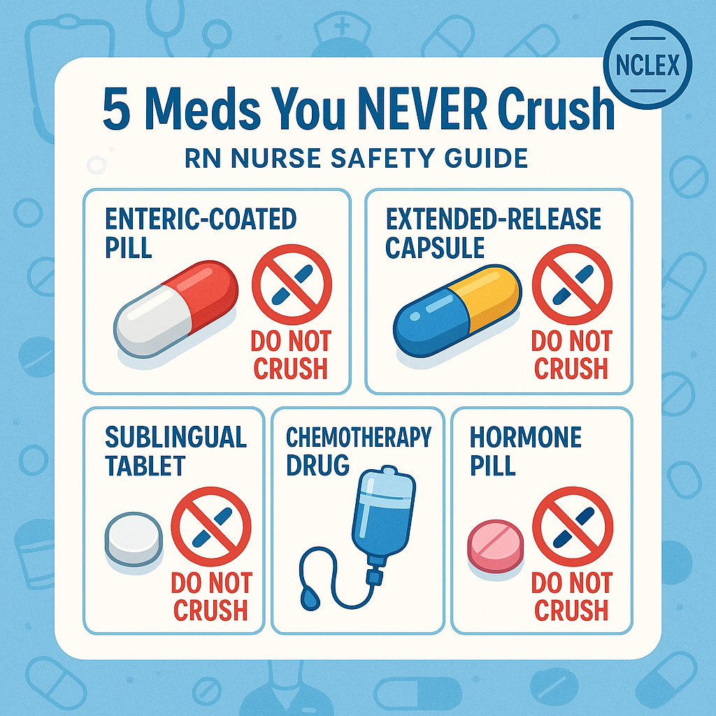 Medications you never crush