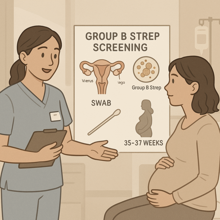 Group B Strep screening nursing