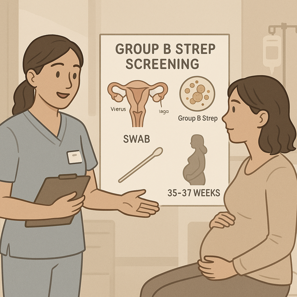 Group B Strep screening nursing