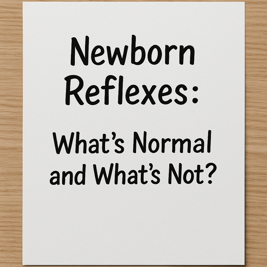 Newborn Reflexes What’s Normal and What’s Not
