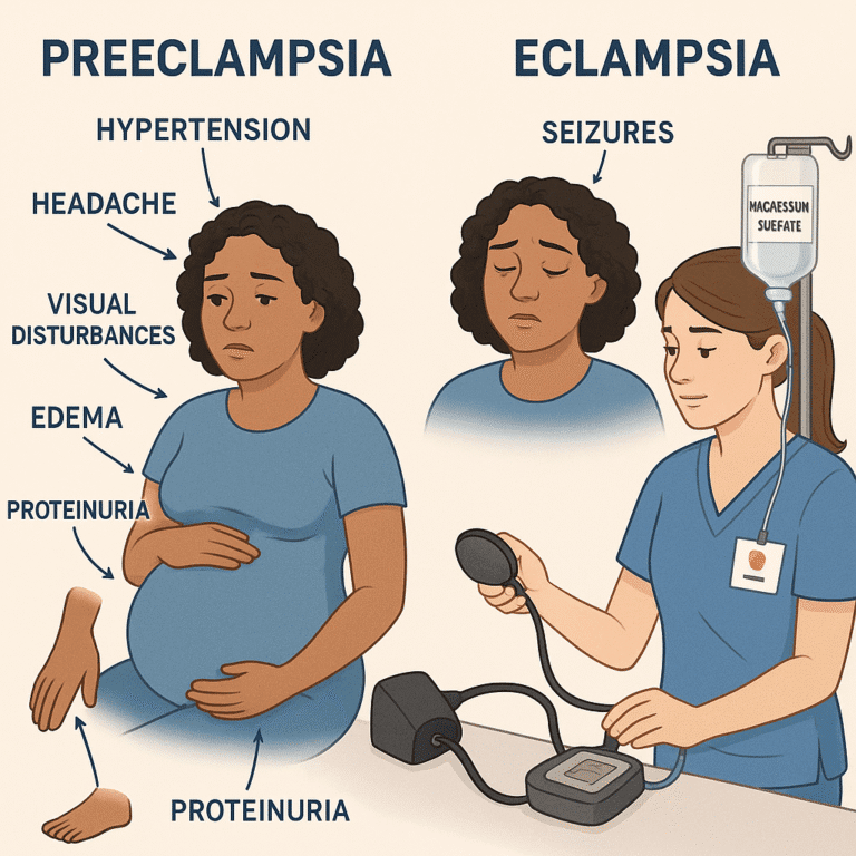 Preeclampsia vs. Eclampsia: Nursing Care Made Simple