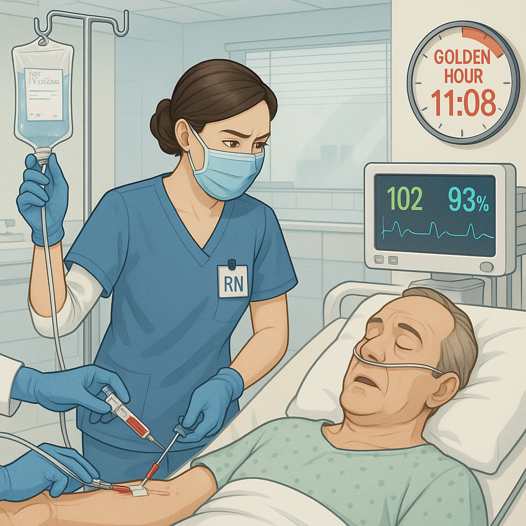 sepsis nurse role golden hour