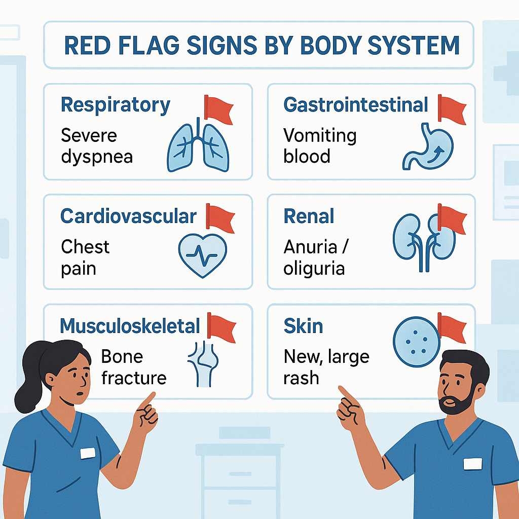 Red Flag Signs in Nursing