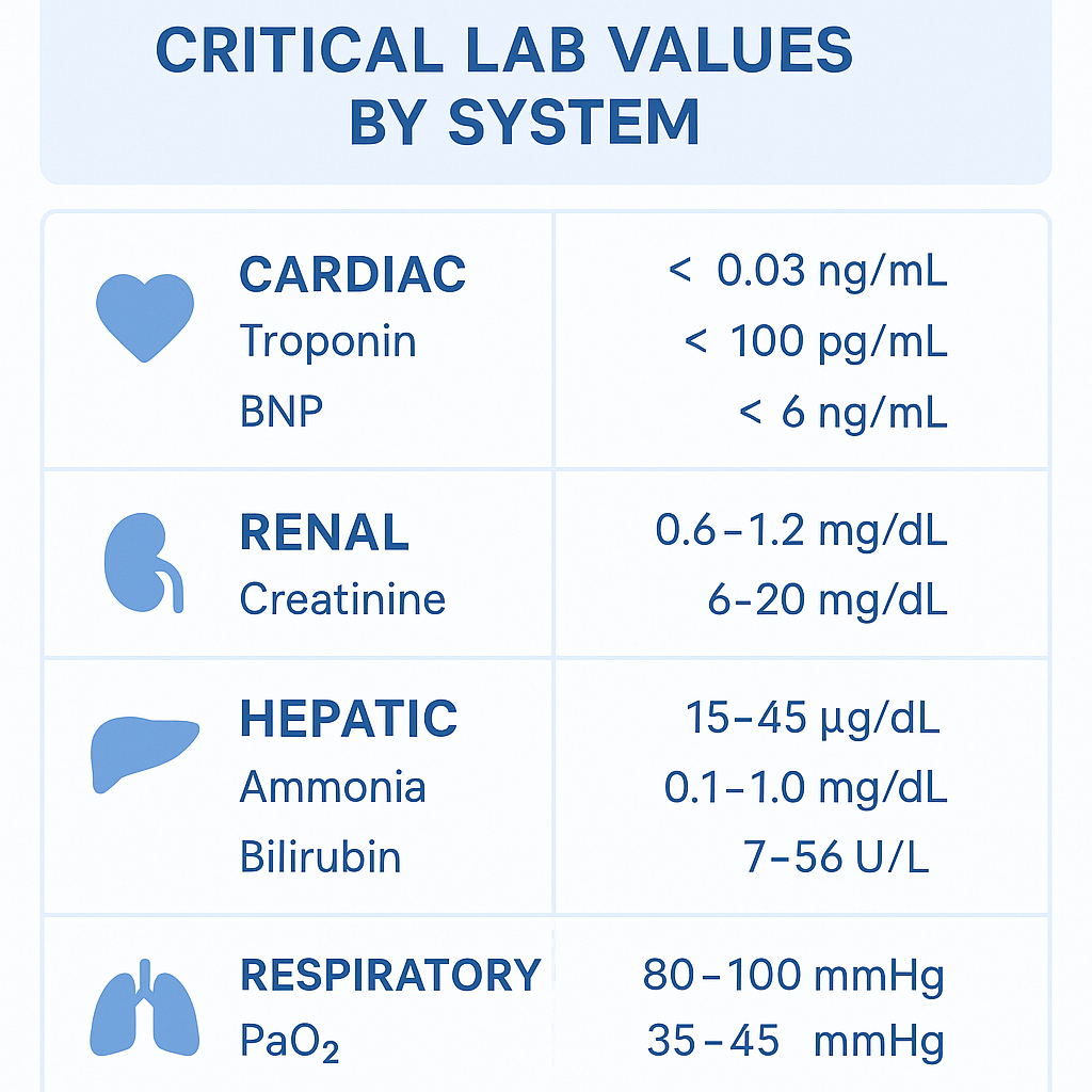 Lab Value Cheats NCLEX Nursing