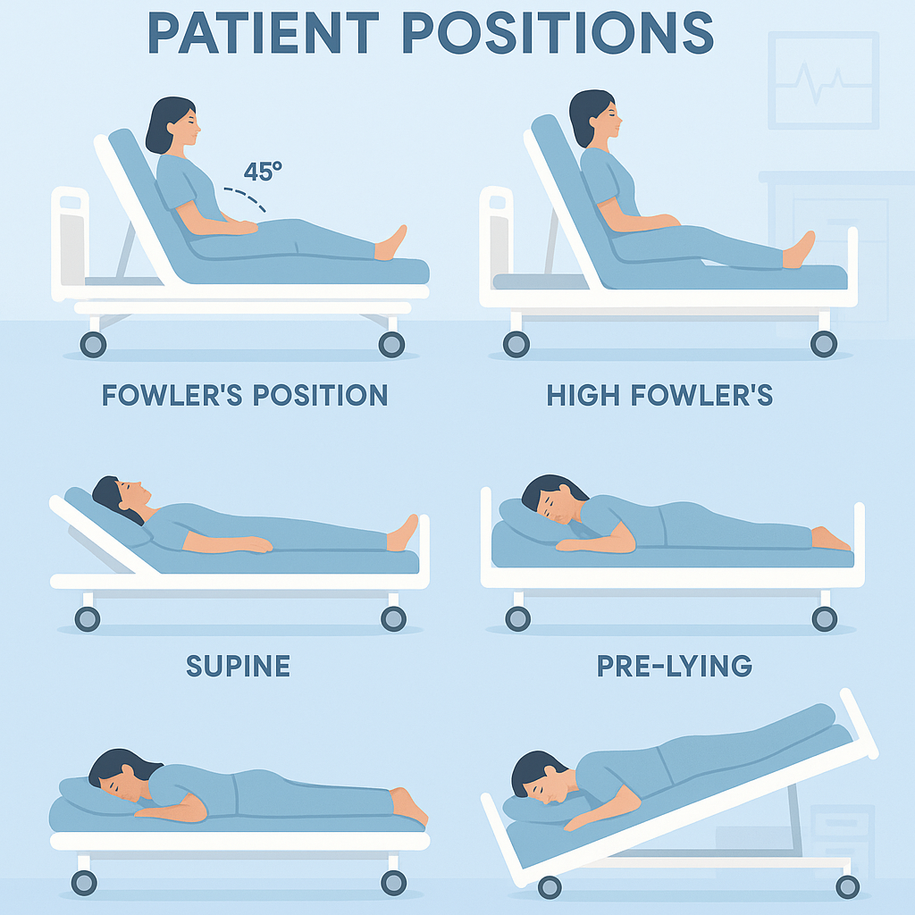 Patient positioning nursing NCLEX