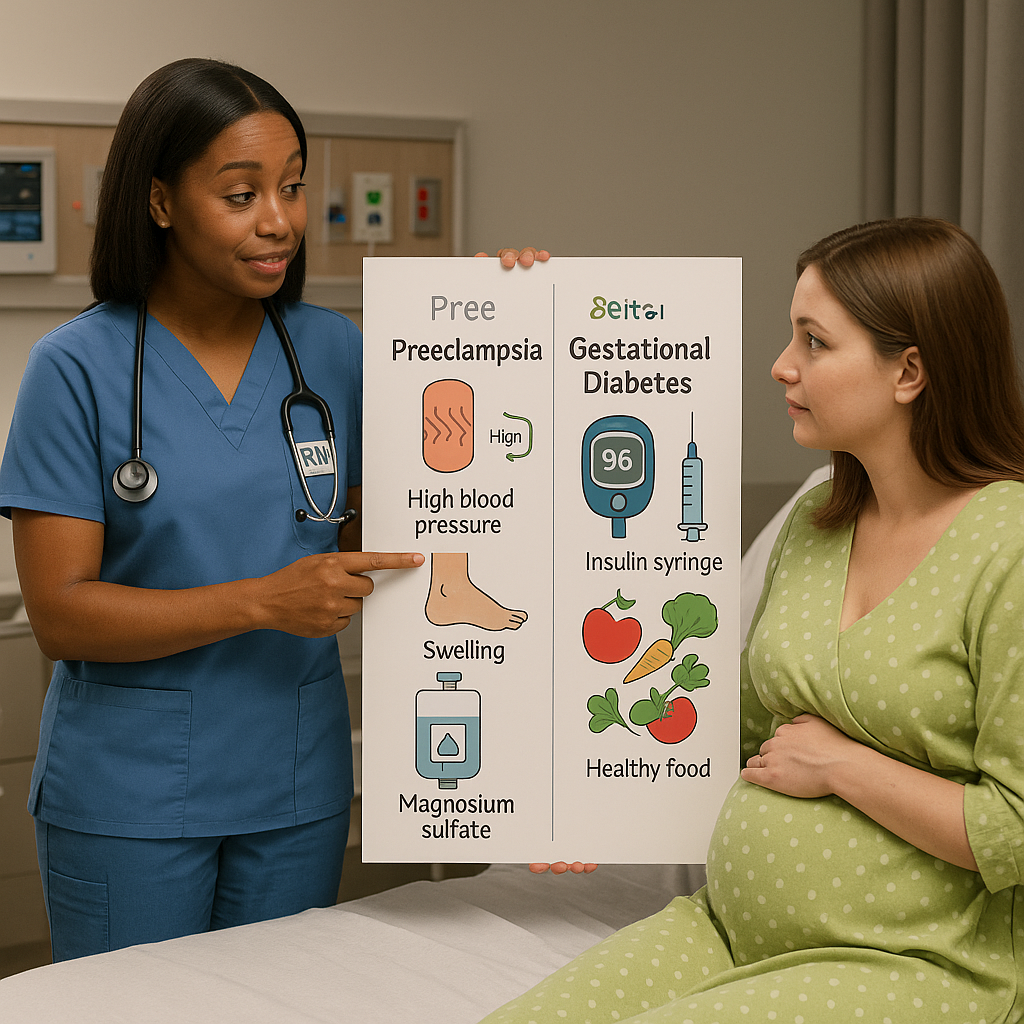 High-risk pregnancy conditions NCLEX