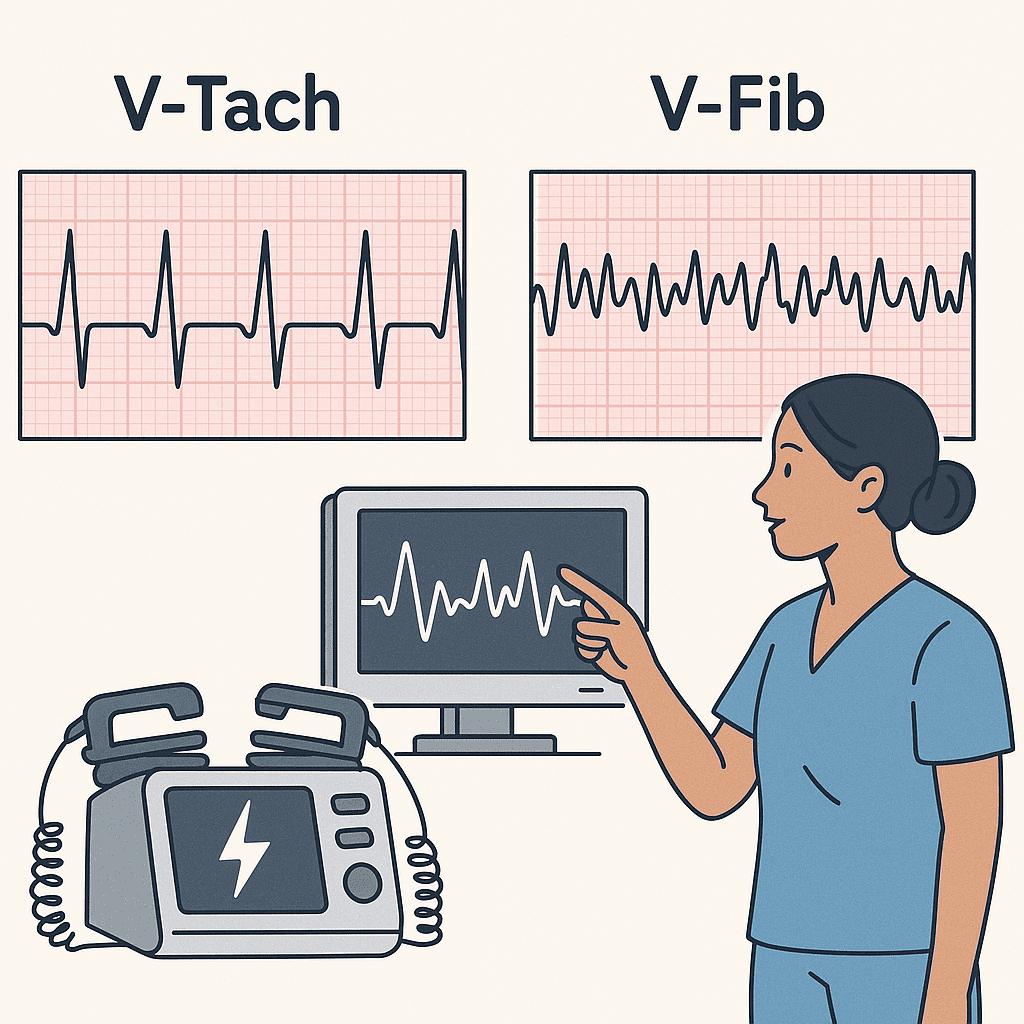 V-Tach vs V-Fib