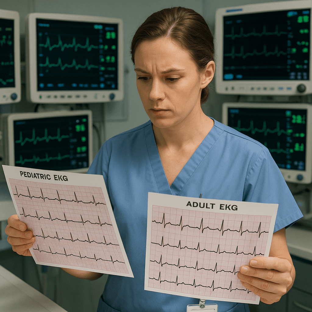Pediatric vs. Adult EKG