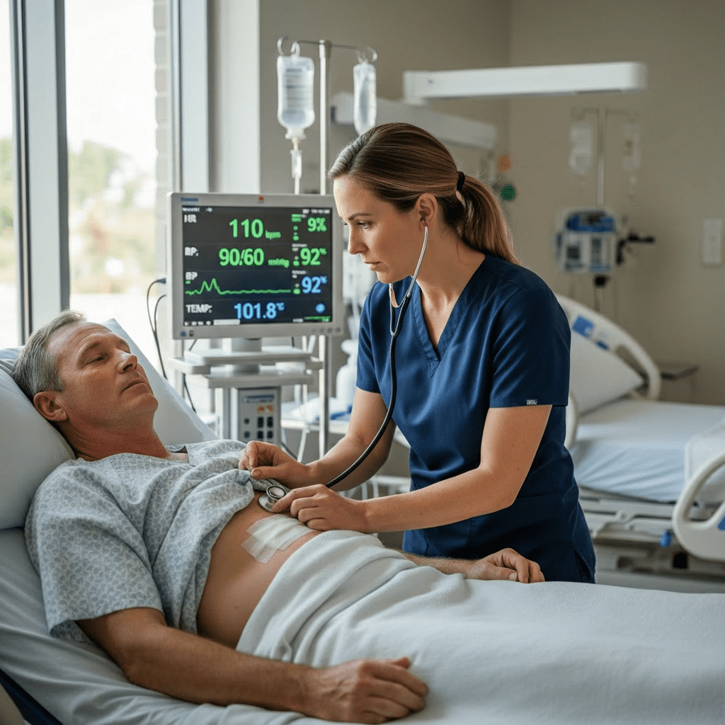 Recognizing sepsis in post-surgical patients