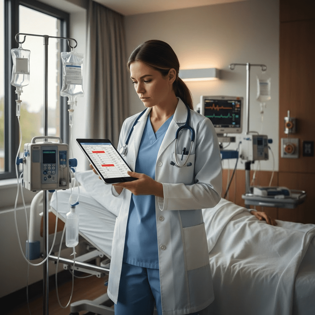 Monitoring electrolytes in tube-fed patients