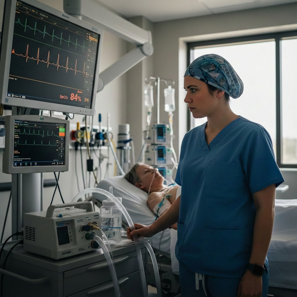 effects of hypoxia on EKG