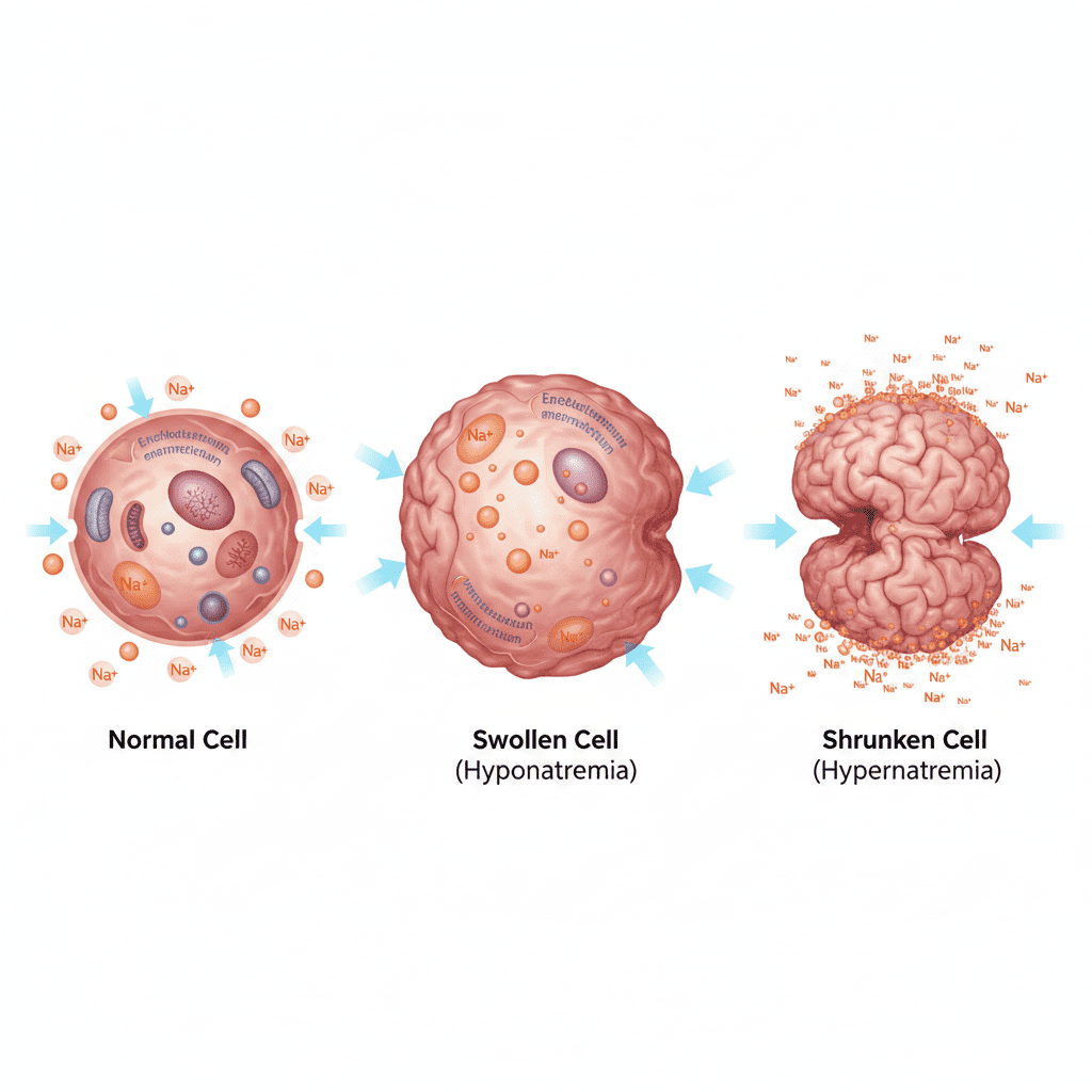 Cellular Mechanisms Behind Sodium Imbalances