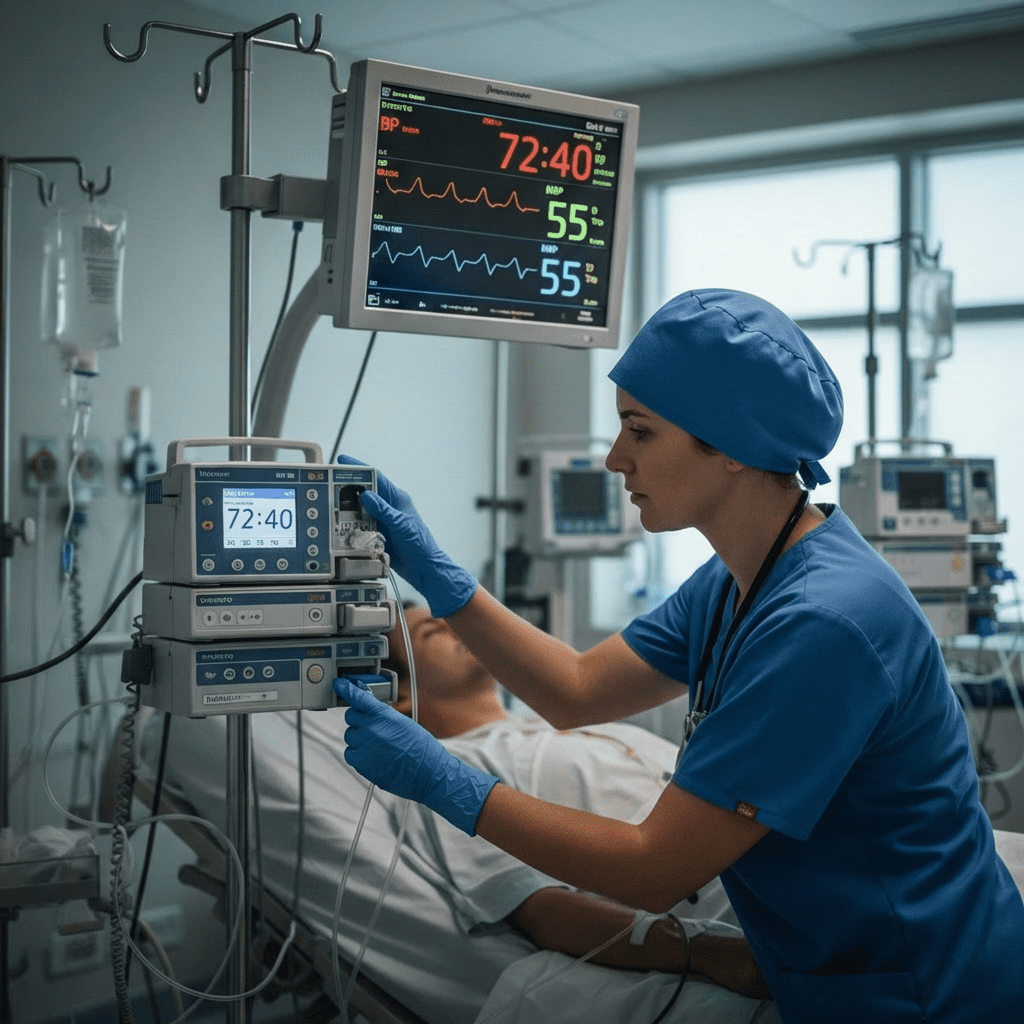 Vasopressor selection in shock