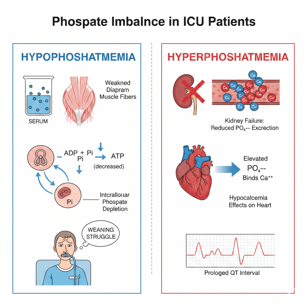 Phosphate imbalance in ICU