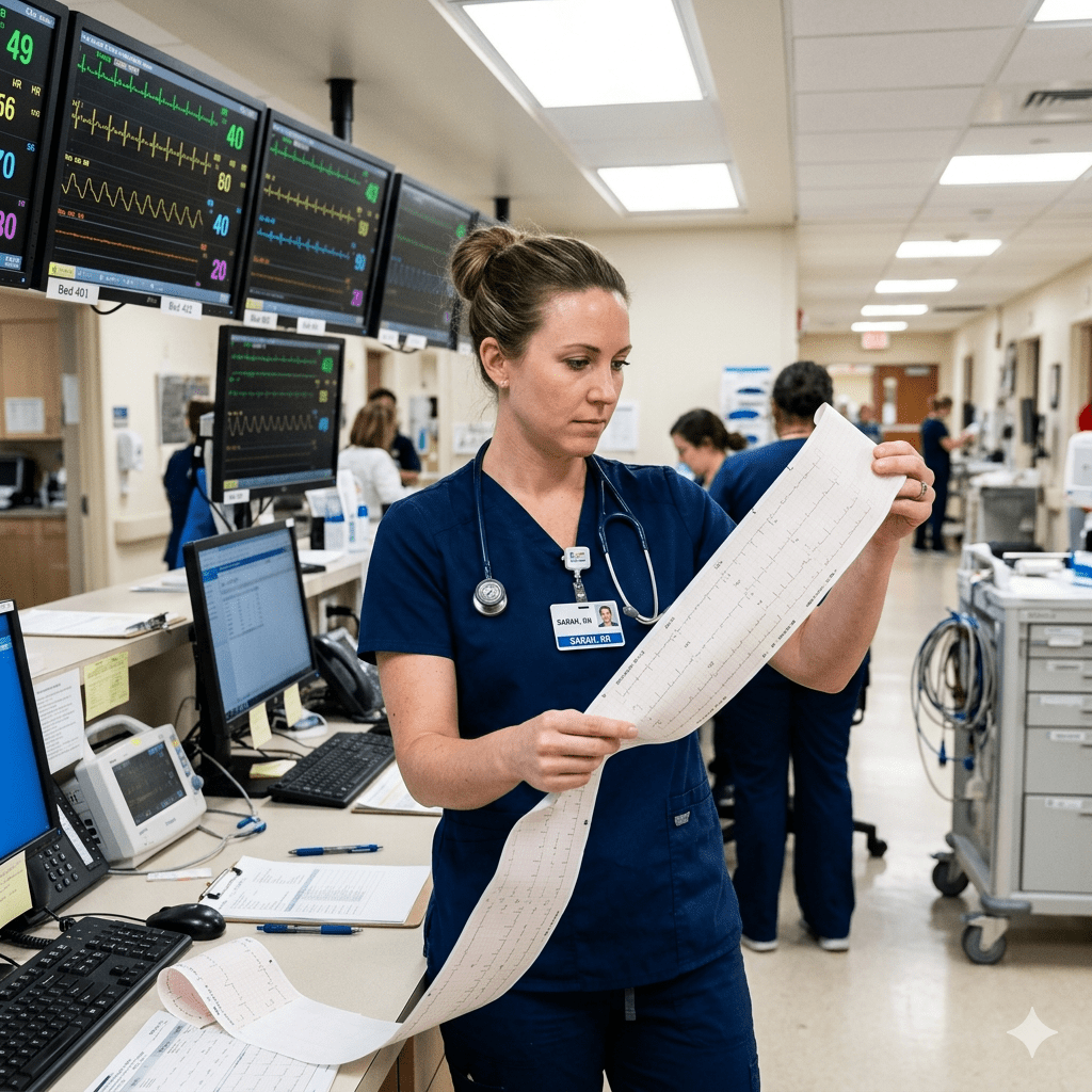 Wellens syndrome ECG pattern