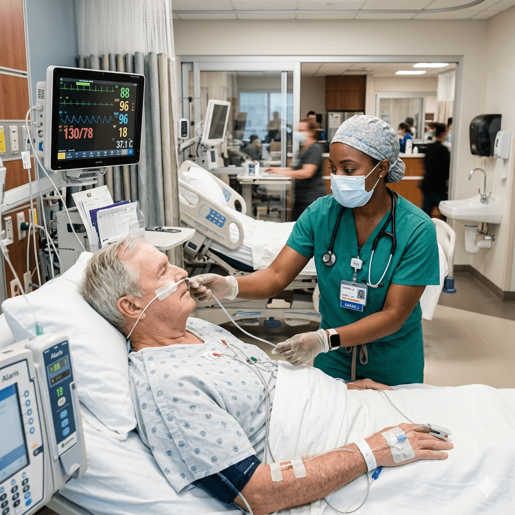 acute GI bleeding nursing monitoring