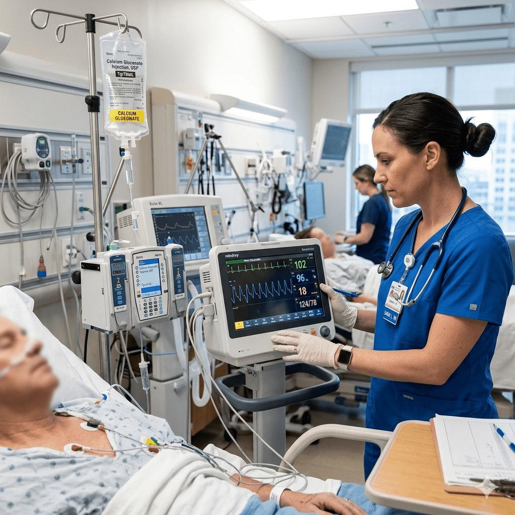 calcium cardiac contractility nursing