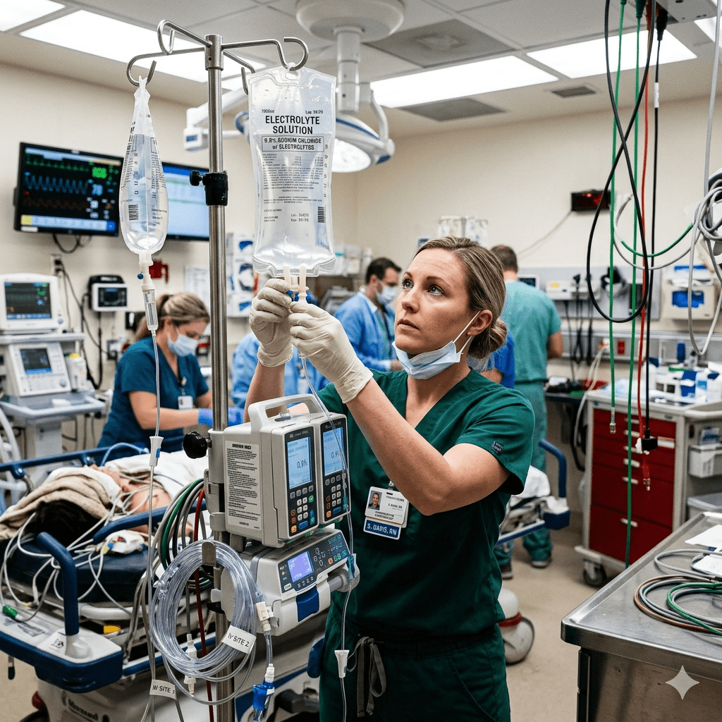 electrolyte changes trauma resuscitation