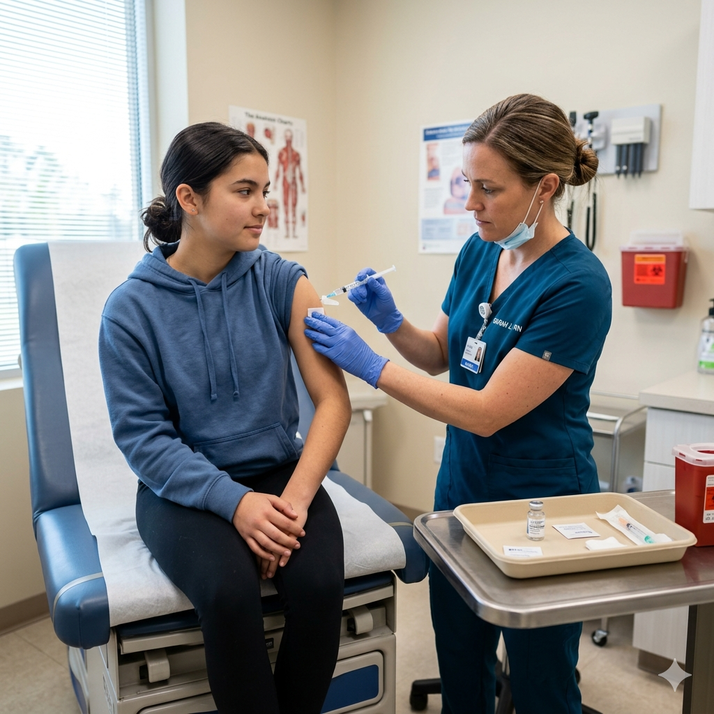 HPV vaccination nursing education