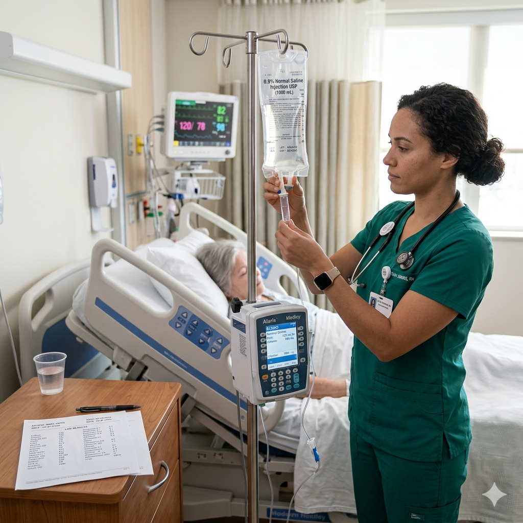 hyperchloremic acidosis normal saline