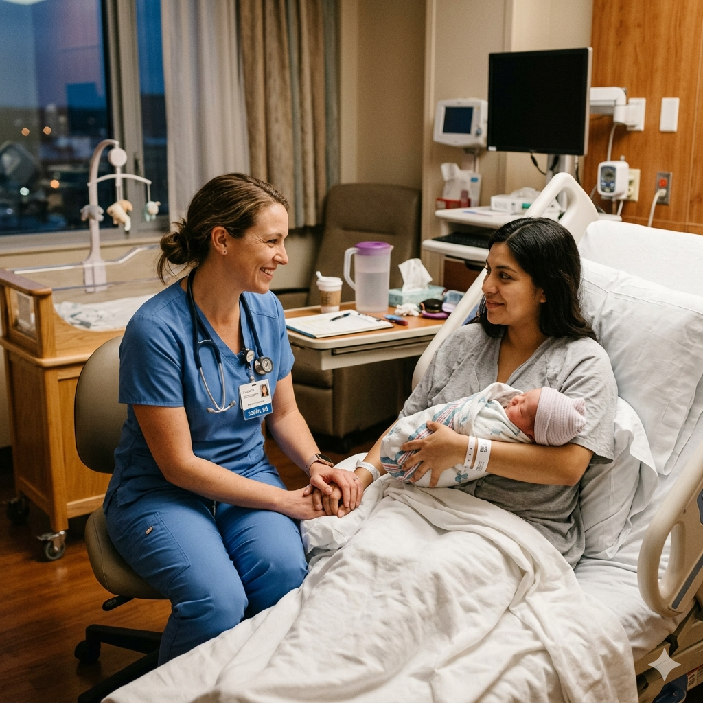 postpartum depression nursing interventions
