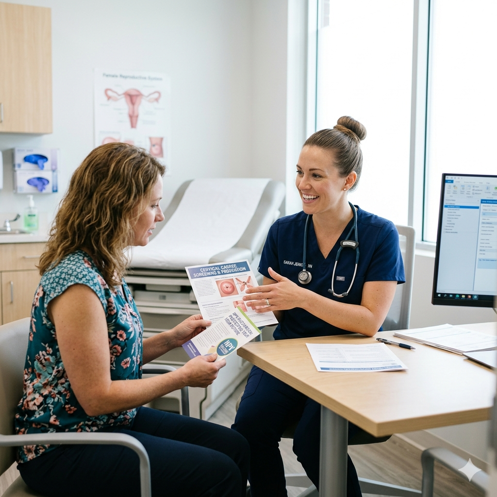 HPV cervical cancer nursing