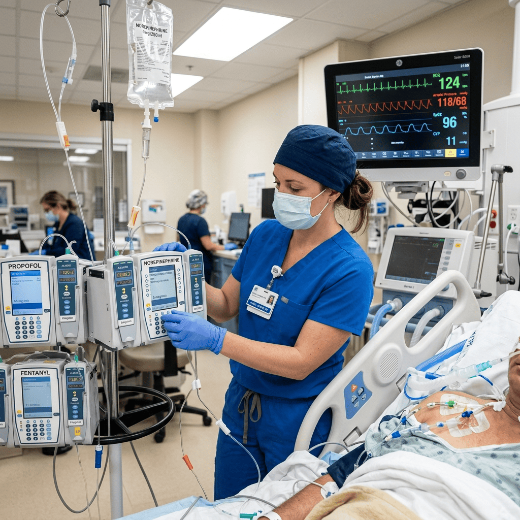 vasopressor titration nursing