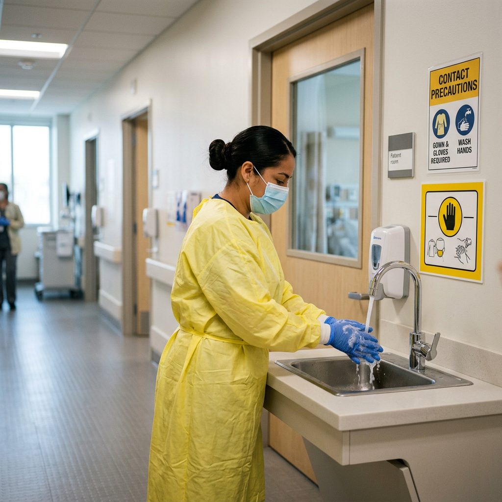 C diff nursing precautions